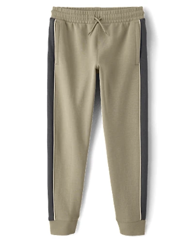Boys Side Stripe Scuba Loose Jogger Pants
