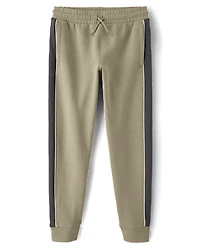 Boys Side Stripe Scuba Loose Jogger Pants