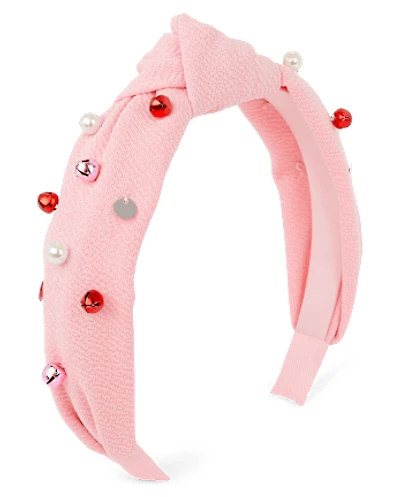 Girls Jingle Bell Top Knot Headband