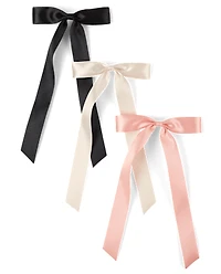Girls Bow Hair Clip 3-Pack