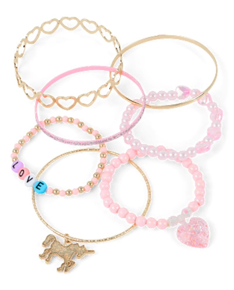 Girls Unicorn Bracelet 7-Pack