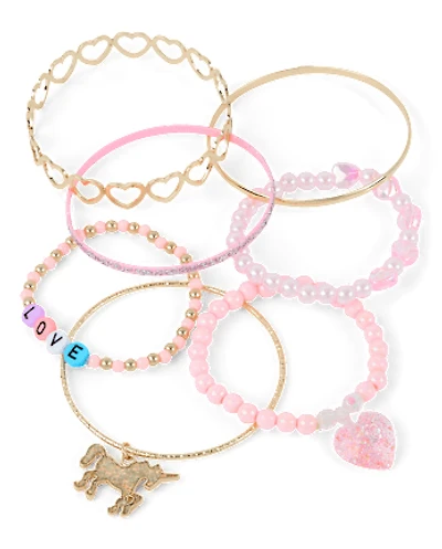 Girls Unicorn Bracelet 7-Pack