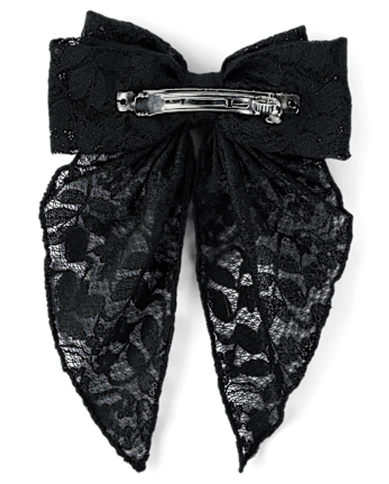 Girls Lace Bow Hair Clip