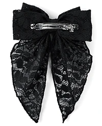 Girls Lace Bow Hair Clip
