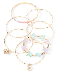 Girls Butterfly Bracelet 7-Pack