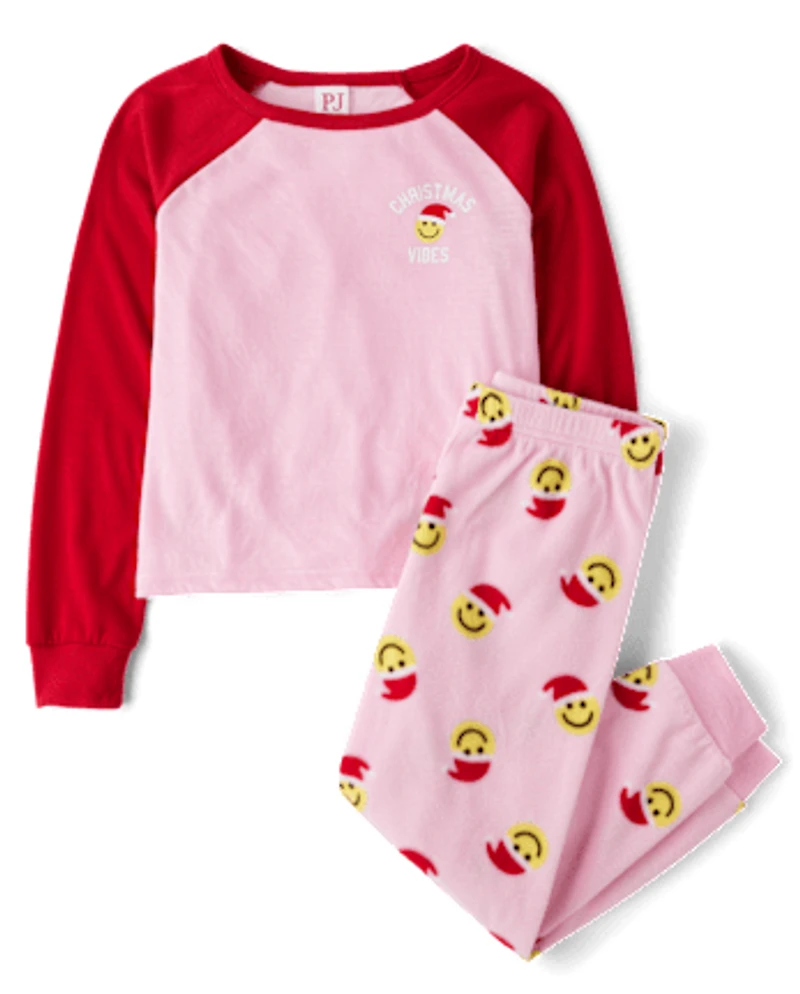 Girls Christmas Vibes Pajamas