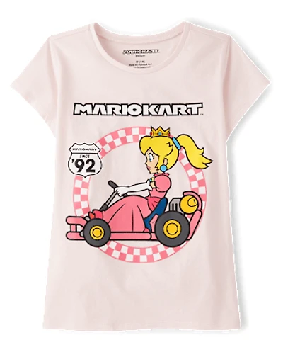 Girls Mario™ Princess Peach Mario Kart Graphic Tee