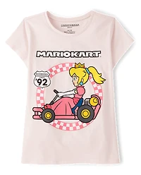 Girls Mario™ Princess Peach Mario Kart Graphic Tee