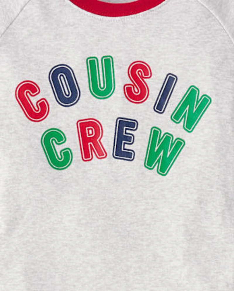 Kids Cousin Crew Snug Fit Cotton And Microfleece Pajamas