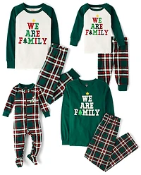 Kids Matching Family We Are Snug Fit Cotton Pajamas