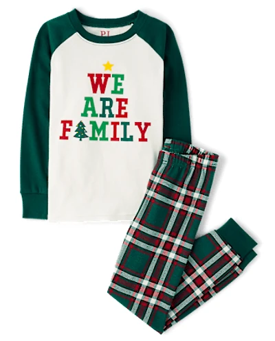 Kids Matching Family We Are Snug Fit Cotton Pajamas