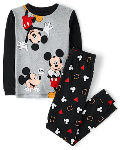 Boys Mickey Mouse™ Snug Fit Cotton Pajamas