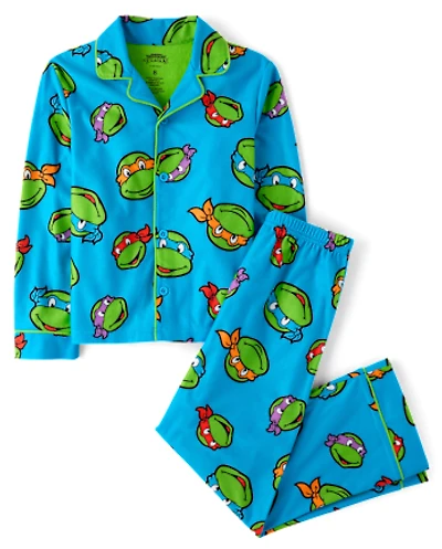Boys Teenage Mutant Ninja Turtles™ Button Front Pajamas