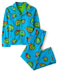 Boys Teenage Mutant Ninja Turtles™ Button Front Pajamas