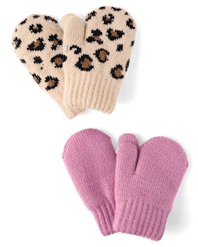 Toddler Mittens 2-Pack
