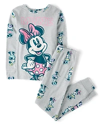 Girls Minnie Mouse™ Snug Fit Cotton Pajamas