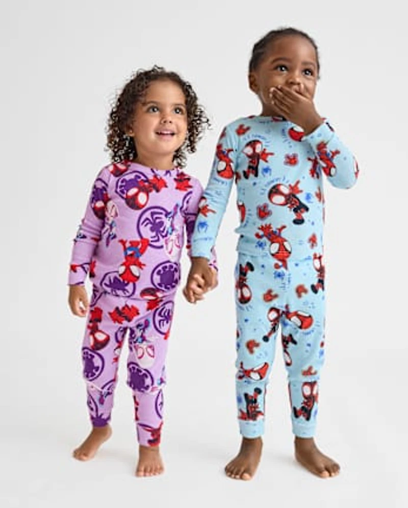 Baby And Toddler Boys Spidey™ Snug Fit Cotton Pajamas