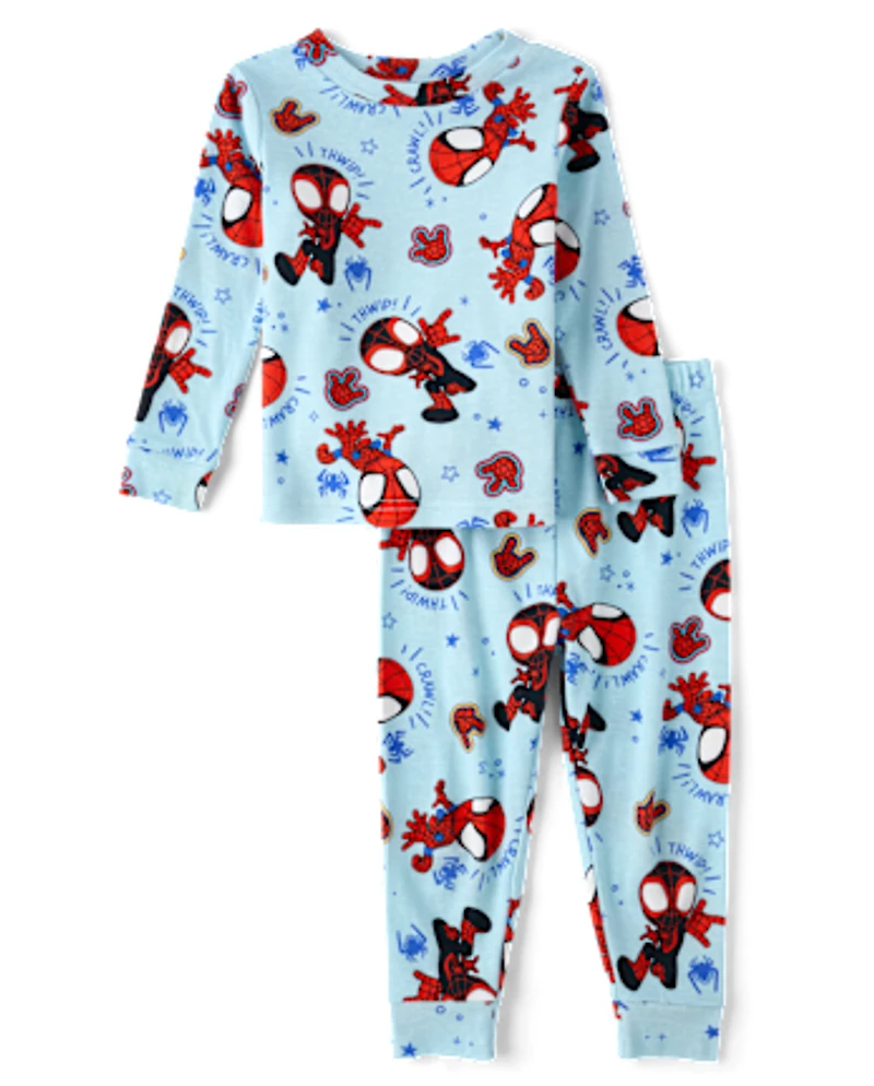 Baby And Toddler Boys Spidey™ Snug Fit Cotton Pajamas