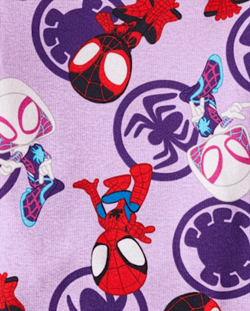 Baby And Toddler Girls Spidey™ Snug Fit Cotton Pajamas