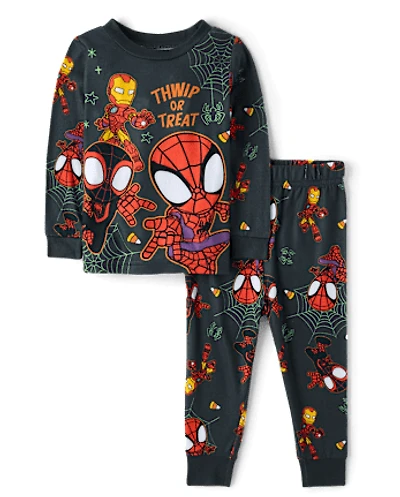 Baby And Toddler Spidey™ Halloween Snug Fit Cotton Pajamas
