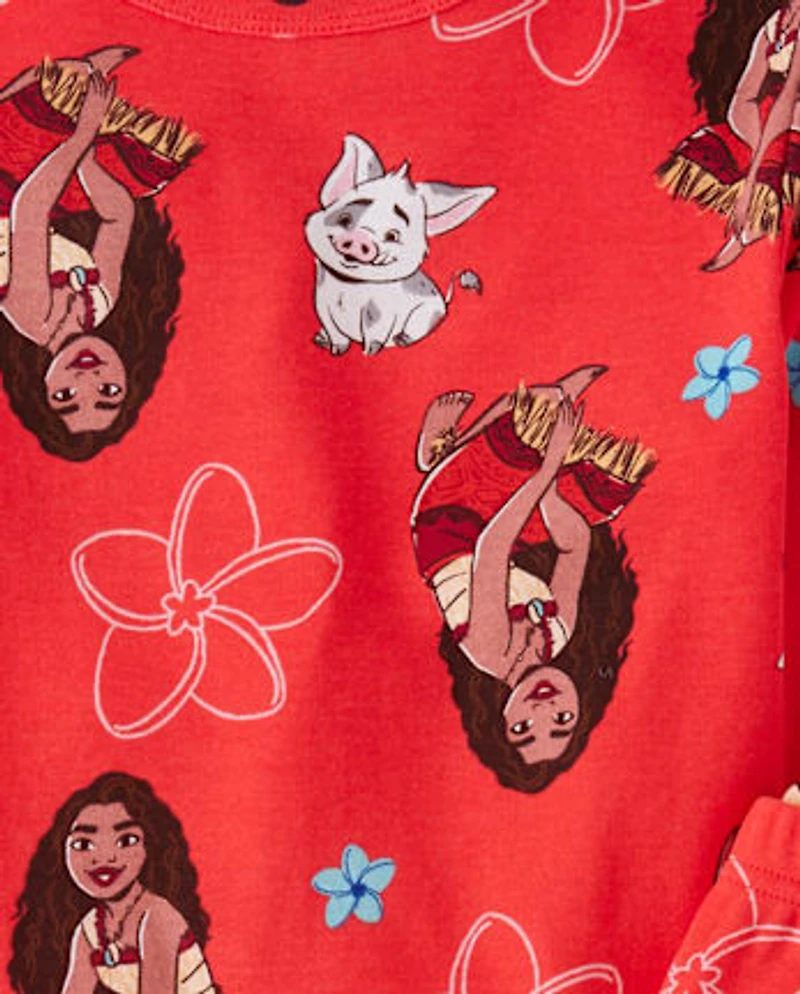 Girls Moana™ Snug Fit Cotton Pajamas