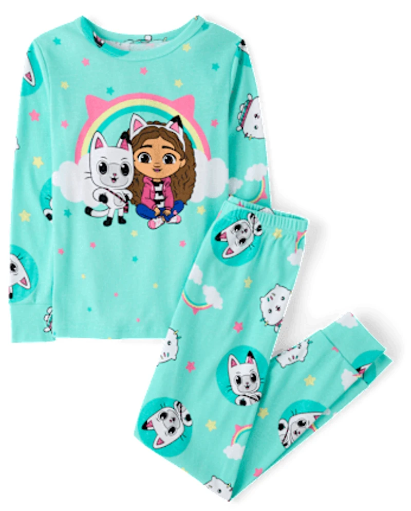 Girls Gabby's Dollhouse™ Snug Fit Cotton Pajamas
