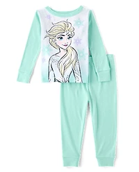 Baby And Toddler Girls Frozen™ Elsa Snug Fit Cotton Pajamas
