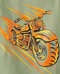 Lot de 3 t-shirts graphiques pour bébés et tout-petits garçons à motif de véhicules