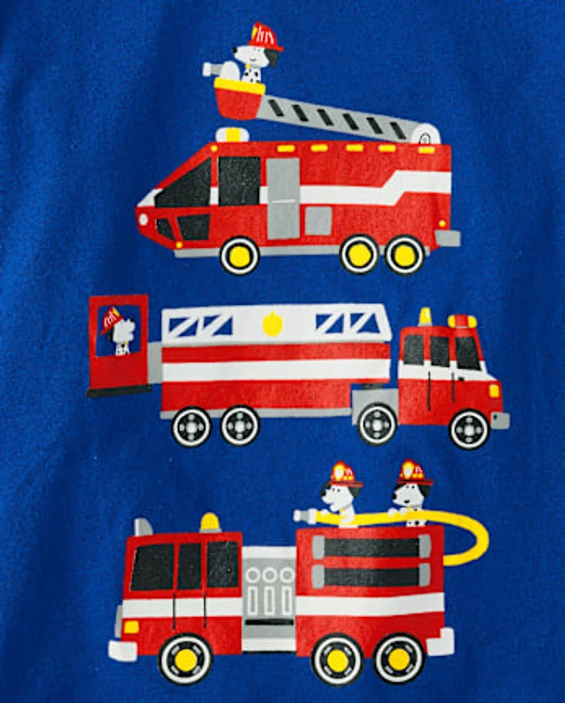 Baby And Toddler Boys Dinos Trucks Graphic Tee 4-Pack