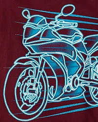 Lot de 3 t-shirts graphiques pour garçons Motif véhicules
