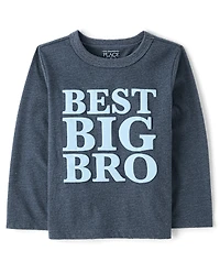 Baby And Toddler Boys Best Big Bro Graphic Tee