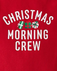 Baby Christmas Matching Family  Morning Crew Graphic Bodysuit