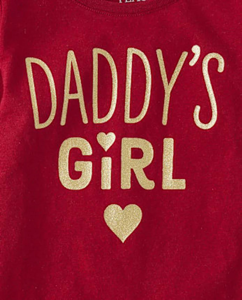Baby And Toddler Girls Daddy's Girl Graphic Tee