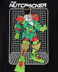 Boys Christmas Robot Nutcracker Graphic Tee