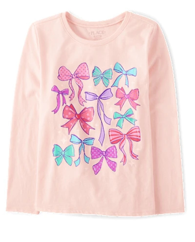Girls Bows Graphic Tee