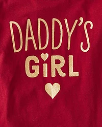 Girls Daddy's Girl Graphic Tee