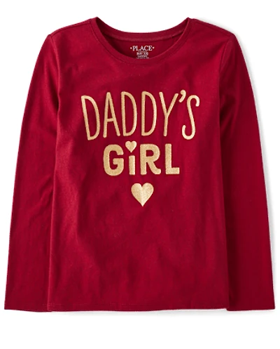 Girls Daddy's Girl Graphic Tee