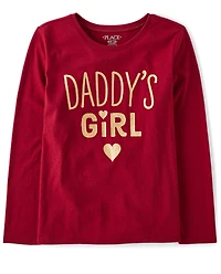 Girls Daddy's Girl Graphic Tee