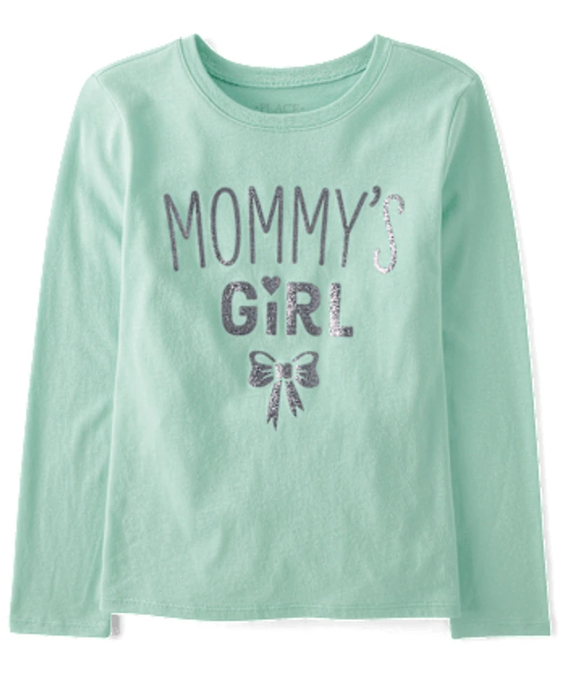 Girls Mommy's Girl Graphic Tee