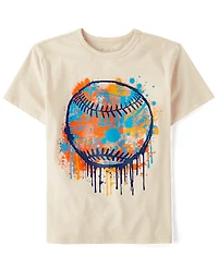 Boys Baseball Graphic Tee