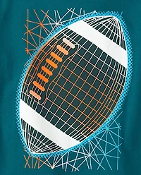 Boys Football Graphic Tee