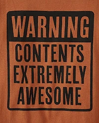 Boys Awesome Contents Graphic Tee
