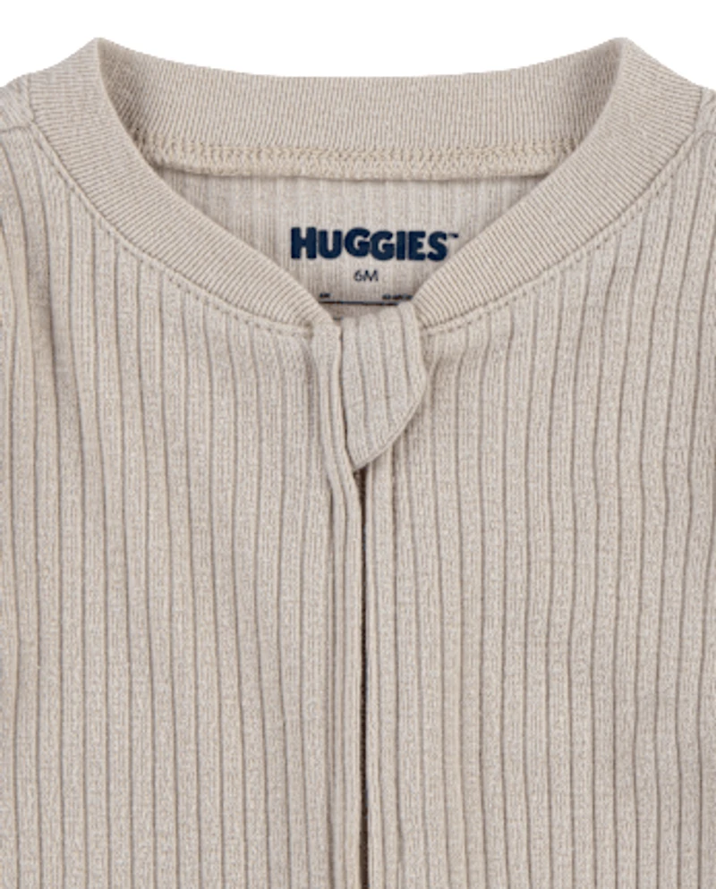 Baby Huggies™ Ribbed Footed Coverall