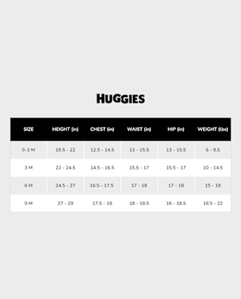 Baby Huggies™ Ribbed Footed Coverall