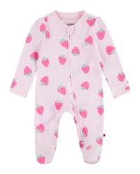 Baby Girls Huggies™ Strawberry Footed Coverall