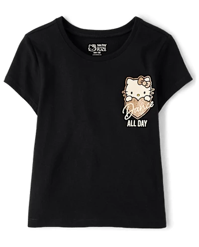 Girls Hello Kitty® Glitter Dance Baby Tee