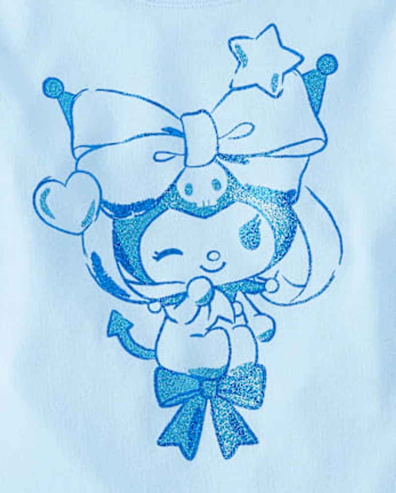 Girls Kuromi™ Glitter Baby Tee