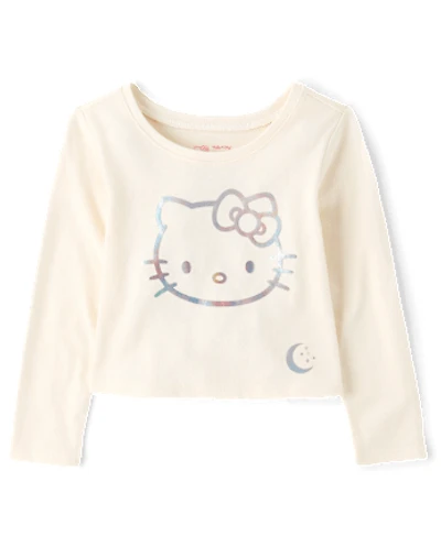 Toddler Girls Hello Kitty® Holographic Baby Tee