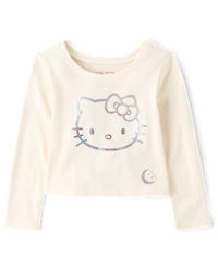 Toddler Girls Hello Kitty® Holographic Baby Tee