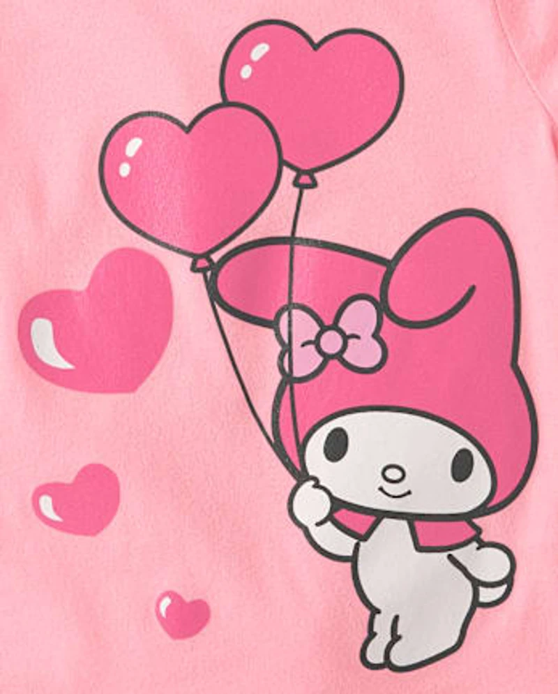 Toddler Girls My Melody™ Glitter Balloon Graphic Tee